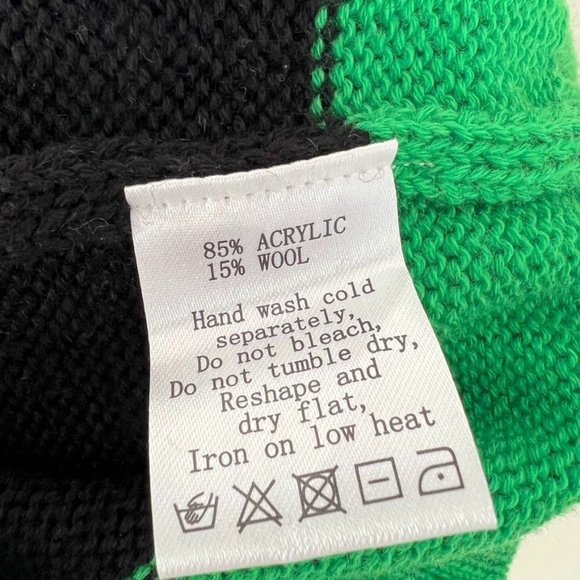 Funky Christmas Jumpers Paddy's Day Elf‎ Sweater Women Size Small Green White - Picture 14 of 14